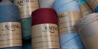 3.5mm polyester cord under our own brand Raffia™
