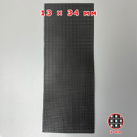 Відрізок прямокутної канви чорної, 13×34 см