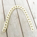 Creamy acrylic chainlet, 21 mm