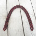 Garnet acrylic chainlet, 21 mm