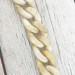 Cappuccino acrylic chainlet, 21 mm