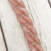Coral acrylic chainlet, 21 mm