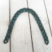 Emerald acrylic chainlet, 21 mm