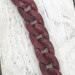 Garnet acrylic chainlet, 21 mm