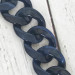 Sapphire acrylic chainlet, 33 mm