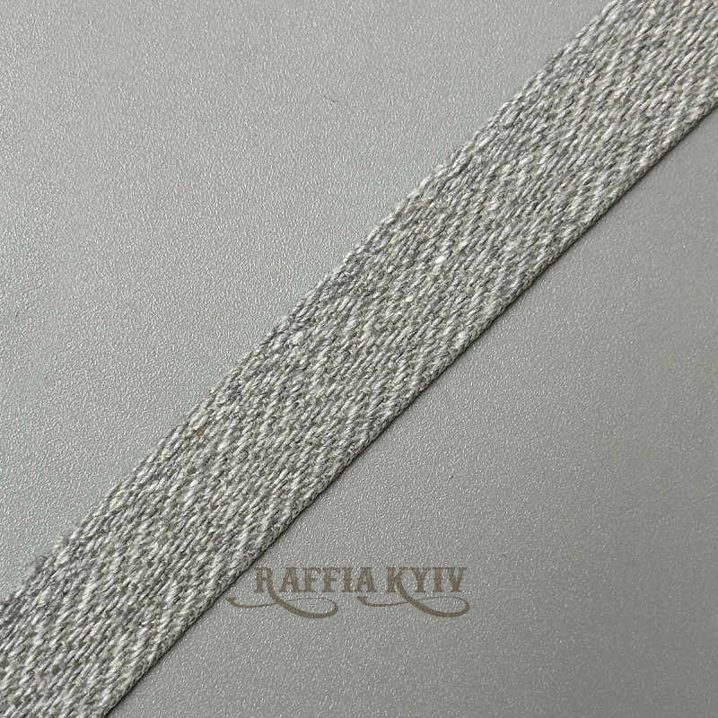 Gray keeper tape, 15 mm