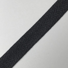 Киперная черная лента, 15 мм