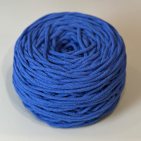 Dark blue 4 mm cotton braided round cord Allcords