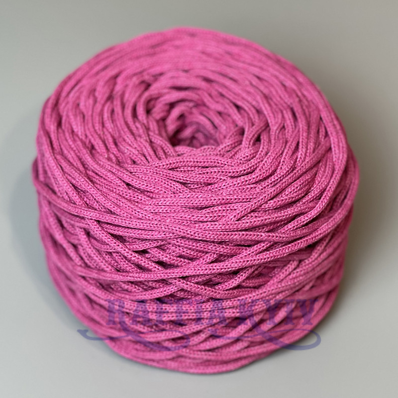 Orhid cotton braided round cord, 4 mm