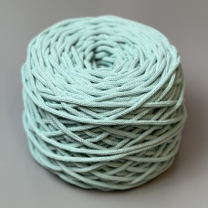 Тіфані бавовняний плетений круглий шнур, 4 мм
