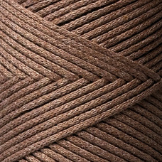 Коричневый хлопковый шнур, 2 мм