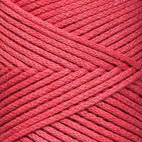 Coral cotton cord, 2 mm