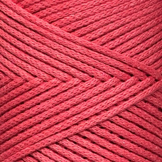 Coral cotton cord, 2 mm