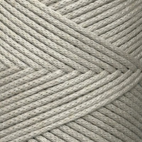 Кремовый хлопковый шнур, 2 мм