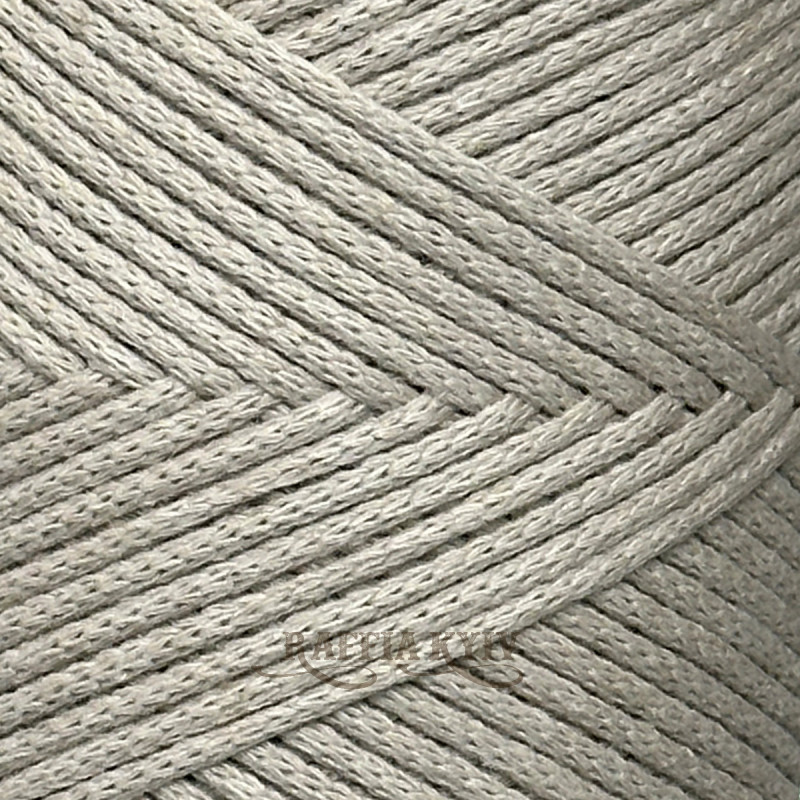 Кремовый хлопковый шнур Raffia™ Kyiv для макраме и вязания, 2 мм