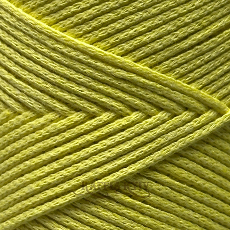 Лимон хлопковый шнур Raffia™ Kyiv для макраме и вязания, 2 мм