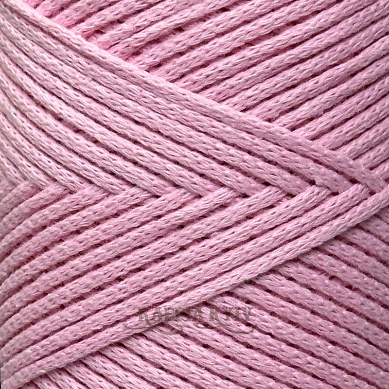 Light Pink cotton cord Raffia™ Kyiv for macrame and knitting, 2 mm