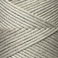 Светлый тауп хлопковый шнур, 2 мм