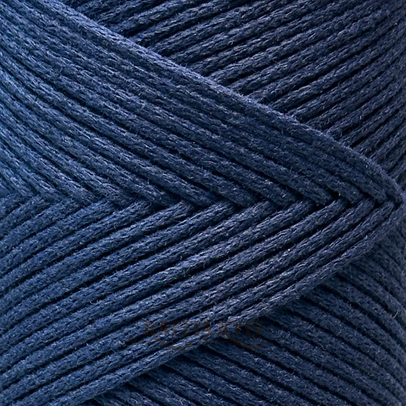Нави хлопковый шнур Raffia™ Kyiv для макраме и вязания, 2 мм