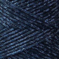 Нави хлопковый шнур с люрексом, 2 мм