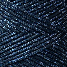 Нави хлопковый шнур с люрексом, 2 мм