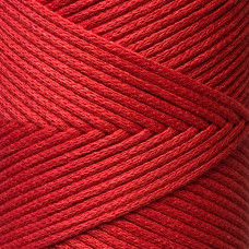 Red cotton cord, 2 mm