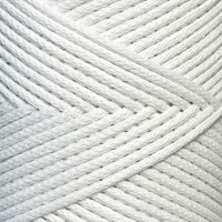 Белый хлопковый шнур, 2 мм