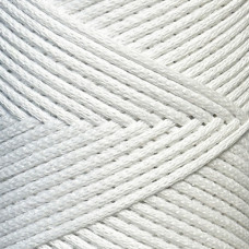 Білий бавовняний шнур, 2 мм