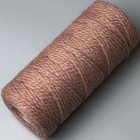 Cinnamon cotton cord, 4 mm