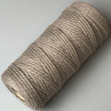 Mochachino cotton twisted round cord, 4 mm