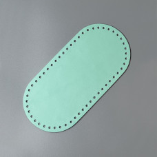 Tiffany leather oval bottom, 20×10 cm