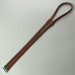 Cognac leather tie, 80 cm