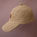 Master class on baseball cap from raffia