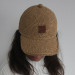 Master class on baseball cap from raffia