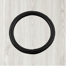 Кольцо, черное матовое, ø38 мм