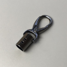 Handle holder, dark nickel, ø12×65 mm