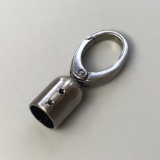 Держатель для ручки, матовый темный никель, ø15×59 мм