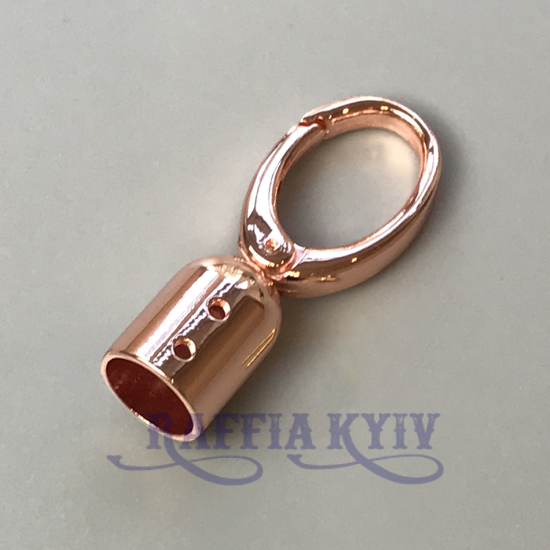 Утримувач для ручки, рожеве золото, ø15×59 мм