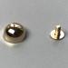 Bag leg, gold, round, ø12 mm