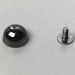 Bag leg, dark nickel, round, ø12 mm