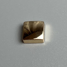 Ножка для сумки, золото, квадратная, 10×10 мм