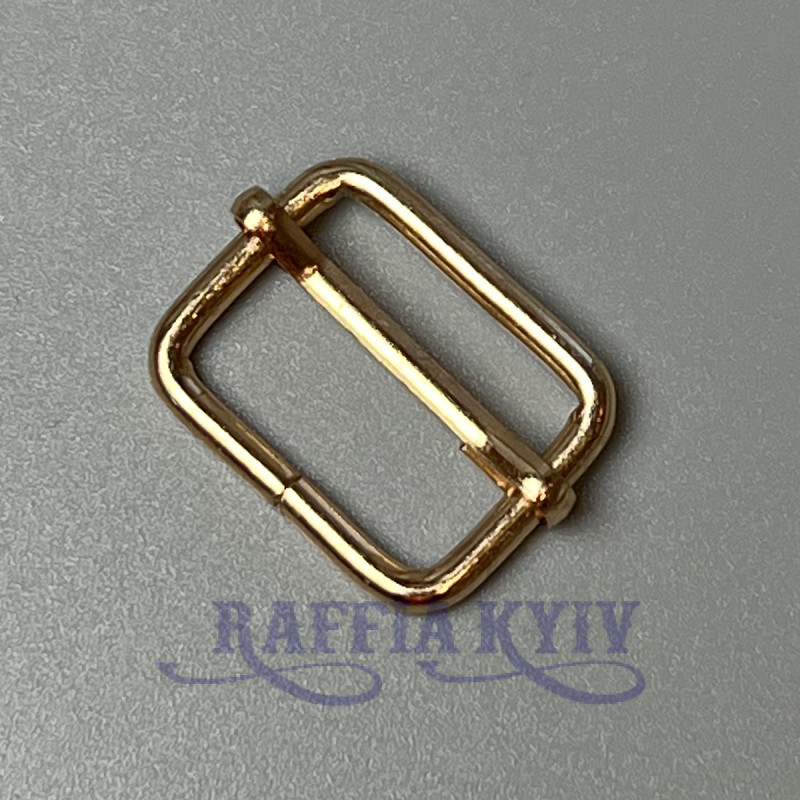 Belt frame, gold, 25×20 mm