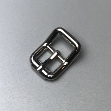 Belt buckle, nickel, 15 mm