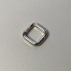 Belt frame, nickel, 16 mm