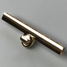 Bag's lock, gold, 97×27 mm