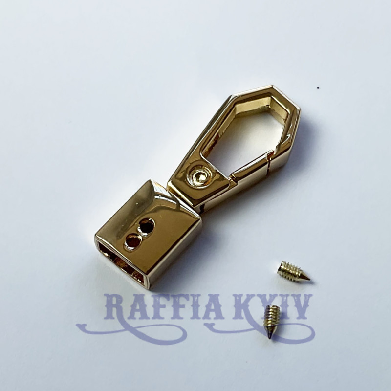 Handle holder, gold, 8×4–38 mm