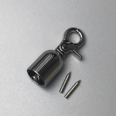 Держатель для ручки, никель, ø15×48 мм