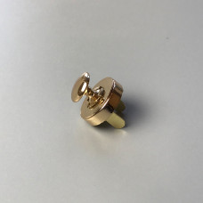 Магнітна кнопка на вусиках із заклепкою, золото, ø18 мм
