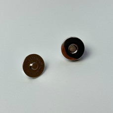 Магнитная кнопка на усиках, никель, ø18 мм