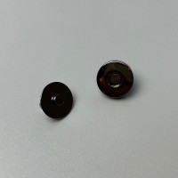 Магнітна кнопка на вусиках, темний нікель, ø18 мм